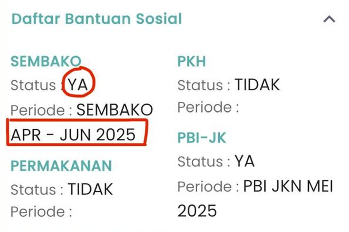 Cara Cek BPNT November 2025 Rp 600.000, Ini Tanda Bantuan Siap Cair