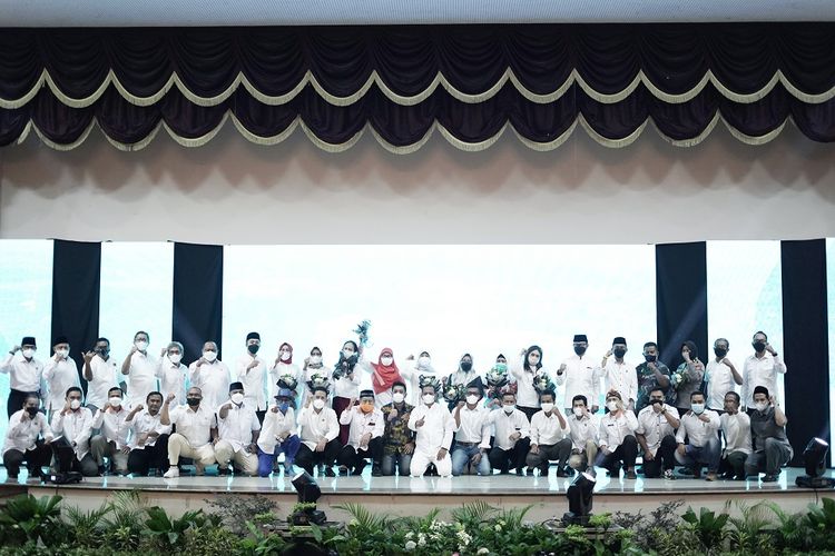 Dewan Perwakilan Rakyat Daerah (DPRD) Kota Bogor menggelar kegiatan refleksi akhir tahun 2021 di Braja Mustika Convention, Rabu (22/12/2021).
