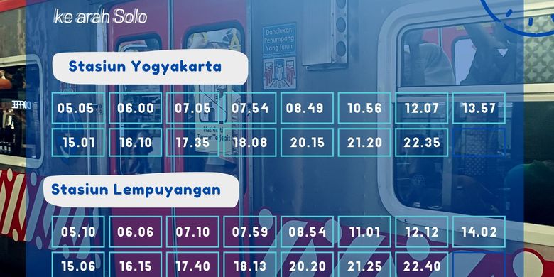Jadwal KRL Jogja-Solo Bulan Agustus 2025 dari Tugu dan Lempuyangan ke ...