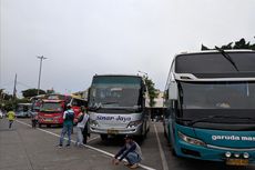 Pemudik yang Pesan Tiket Bus di Kalideres Belum Banyak