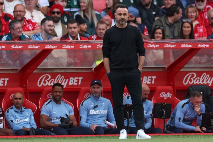 Tottenham Hotspur Miskin Identitas dan Ketajaman, De Zerbi Bilang Sabar 