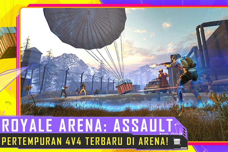 Mode Royale Arena: Assault di PUBG Mobile.