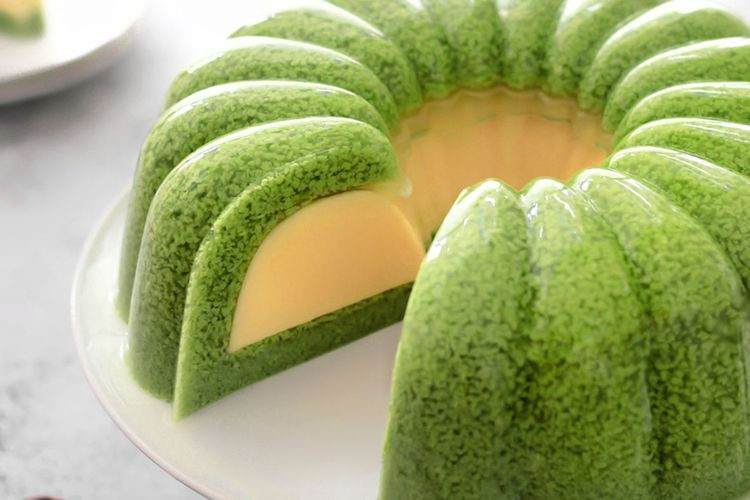 Resep Puding Lumut Durian, Lembut dan Legit
