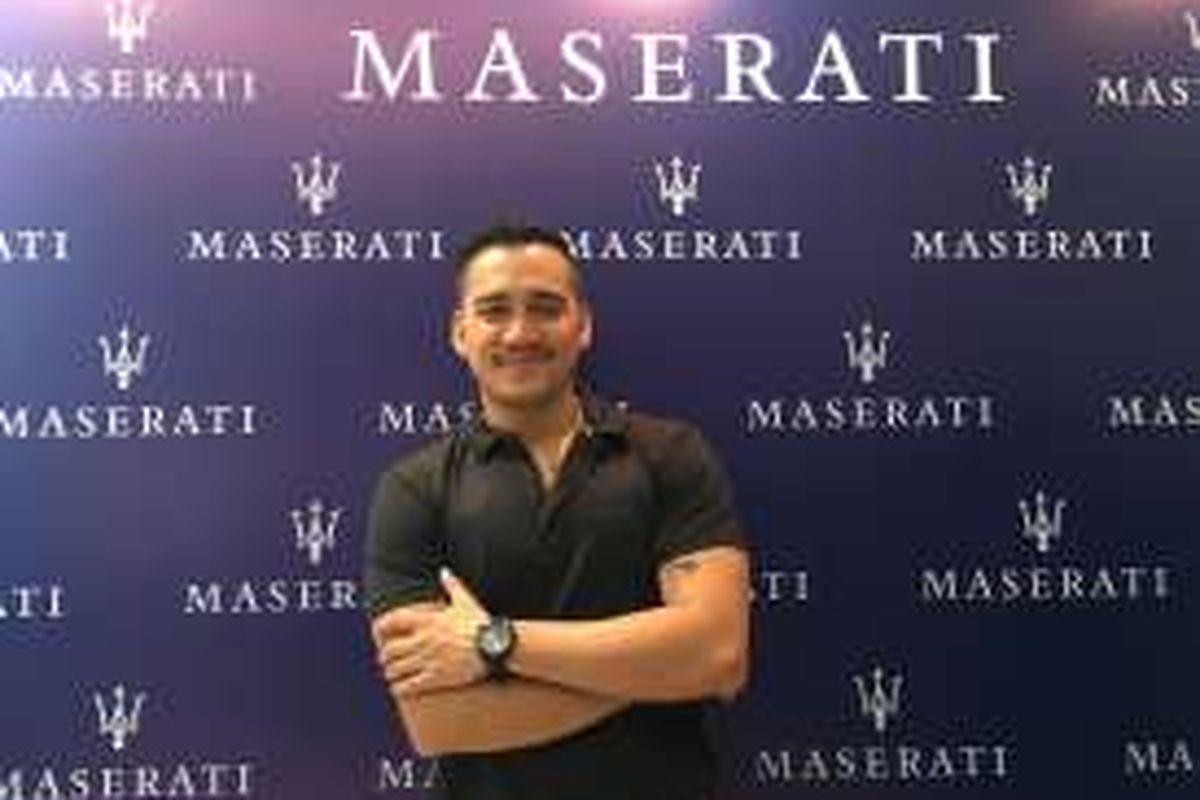 Mario Lawalata dalam peluncuran jam tangan seri terbaru dari Maserati di Jakarta, Selasa (6/12/2016).