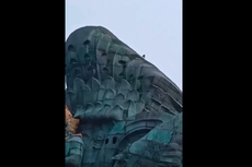 Video Viral Pria Panjat Patung GWK Bali, Ini Cerita di Baliknya...