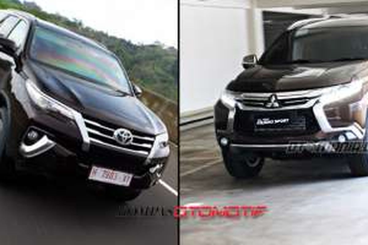 Toyota All New Fortuner versus Mitsubishi All New Pajero Sport.