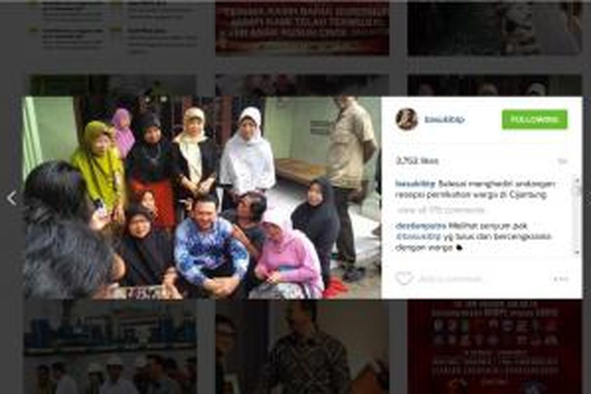 Kegiatan Gubernur DKI Jakarta Basuki Tjahaja Purnama setiap akhir pernikahan menghadiri pernikahan warga.