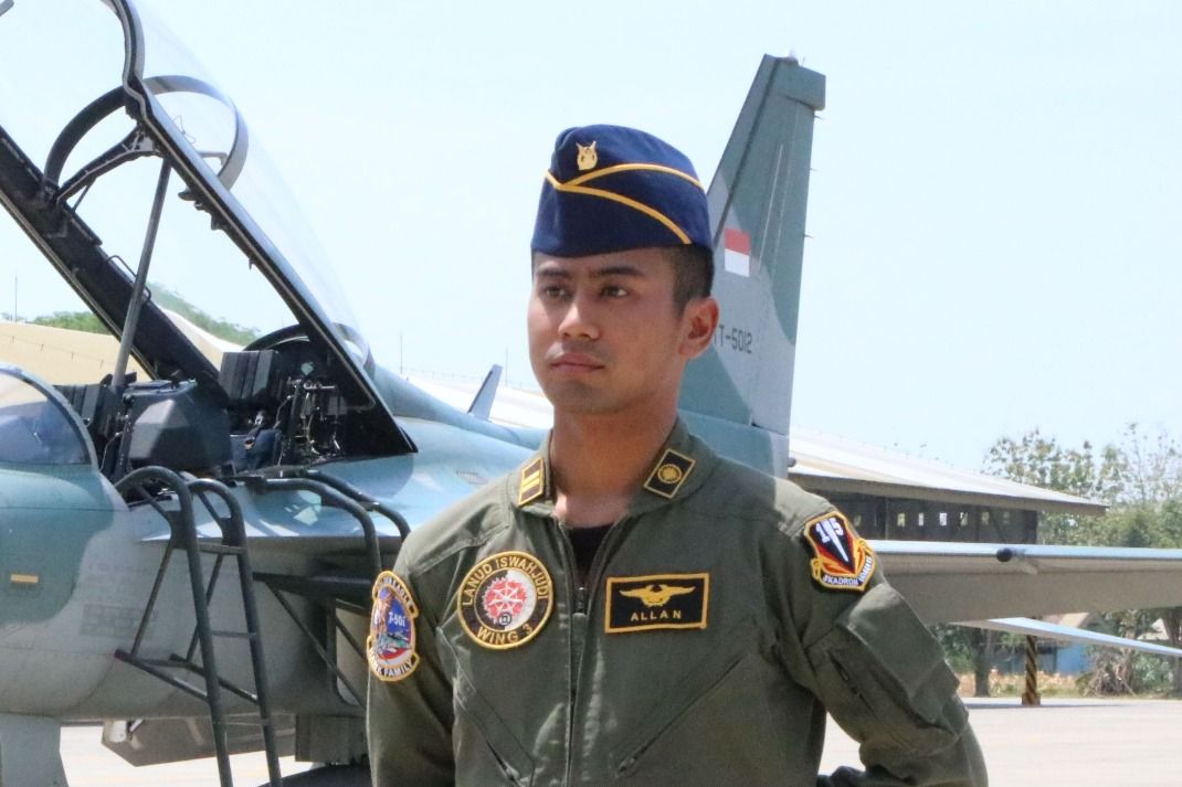 Sosok Lettu Pnb Allan Safira, Pilot Pesawat Tempur yang Jatuh Saat Latihan Terbang, Baru Setahun Menikah