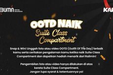 Syarat dan Ketentuan Lomba KAI Challenge OOTD di Kereta Suite Class Compartment