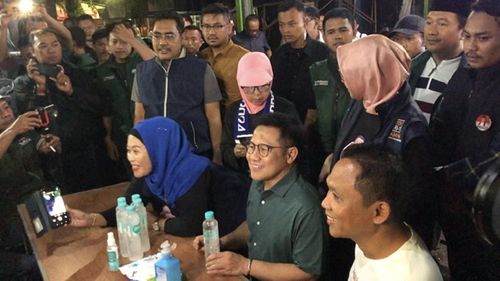 Cak Imin Sambangi Taman Bungkul Surabaya, Targetkan 50 Persen Suara Jatim
