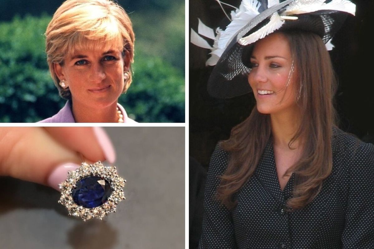Cincin pertunangan Kate Middleton yang dulu dimiliki oleh Putri Diana