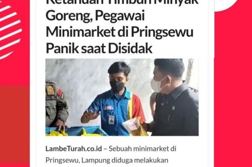 Benarkah Indomaret Menimbun Minyak Goreng?