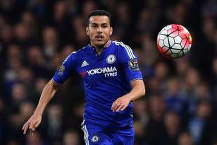 Pemain sayap Chelsea, Pedro Rodriguez.