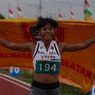Raih Emas 100 Meter Lari Gawang Putri, Atlet PON Kalsel Pecahkan Rekor Nasional 