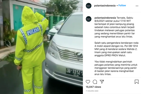 Tak Terima Ditegur karena Parkir Sembarangan, Pria Ini Malah Tabrak Petugas