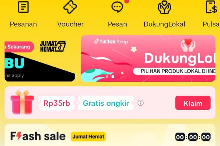 Tangkapan layar TikTok Shop Indonesia. TikTok Shop resmi ditutup mulai 17 Oktober 2023 pukul 17.00 WIB.