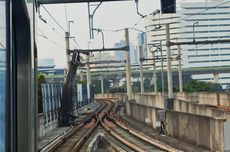 Operasional MRT Jakarta Dihentikan Sementara Imbas Besi Crane Jatuh ke Rel