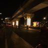 Jalan di Dekat M-Bloc Semakin Terang, Pilar Jembatan MRT Kini Menyala