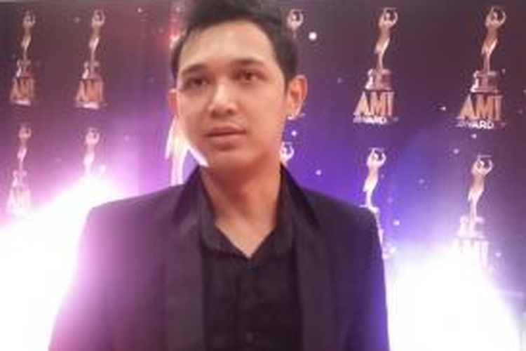 Bondan Prakoso diabadikan saat menghadiri malam puncak Anugerah Musik Indonesia (AMI) Awards 2015 di Econvention Ancol, Selasa (22/9/2015) malam.