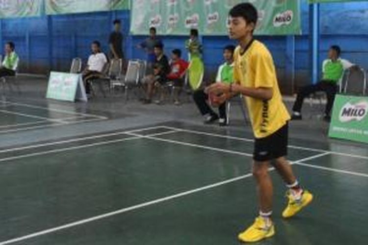 Sauasan pertandingan MILO School Competition di Cirebon.