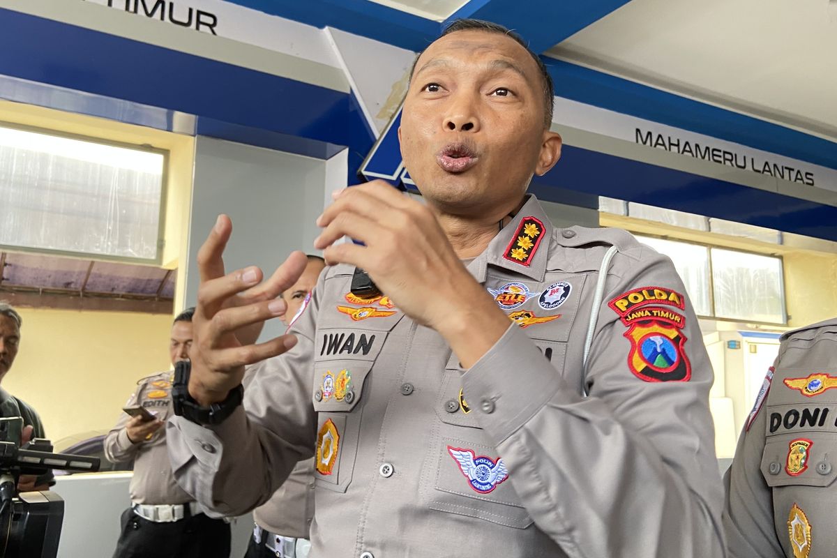 Dirlantas Polda Jatim, Kombes Pol Iwan Saktiadi, Selasa (16/9/2025).