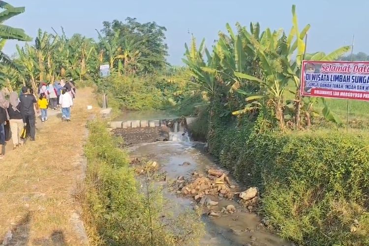 Bertahun-tahun Tecemar Limbah Tapioka, Sungai Mbango di Bulumanis Lor Pati Bakal Dikeruk