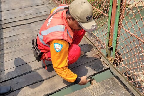 Jembatan Gantung Sidabowa Banyumas Nyaris Putus, Warga Harus Memutar 7 Km