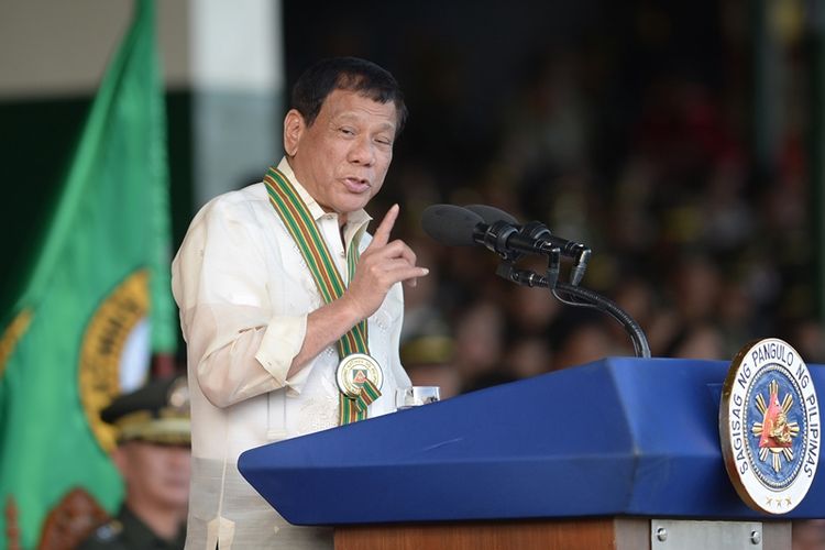 Presiden Filipina, Rodrigo Duterte.