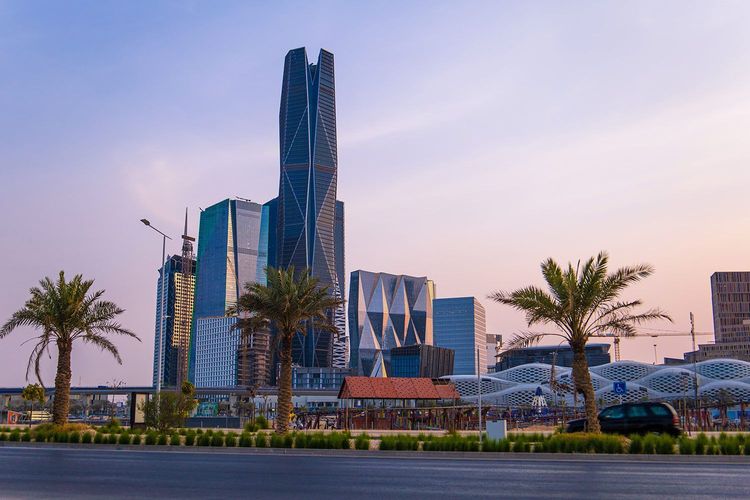 King Abdullah Financial District (KAFD) di Riyadh, Arab Saudi.