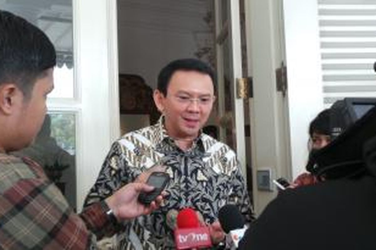 Gubernur DKI Jakarta Basuki Tjahaja Purnama, di Balai Kota, Rabu (25/3/2015). 