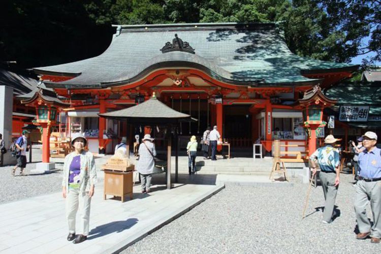 Kumano Nachi Grand Shrines & Seigantoji Temple di Kumano, Wakayama, Jepang. 