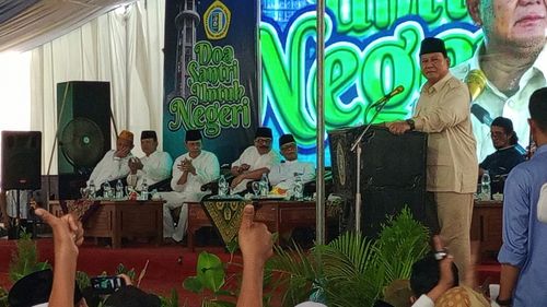 Prabowo di Probolinggo: Saya Dua Kali Dikalahkan, Tentu Saja Sedih...