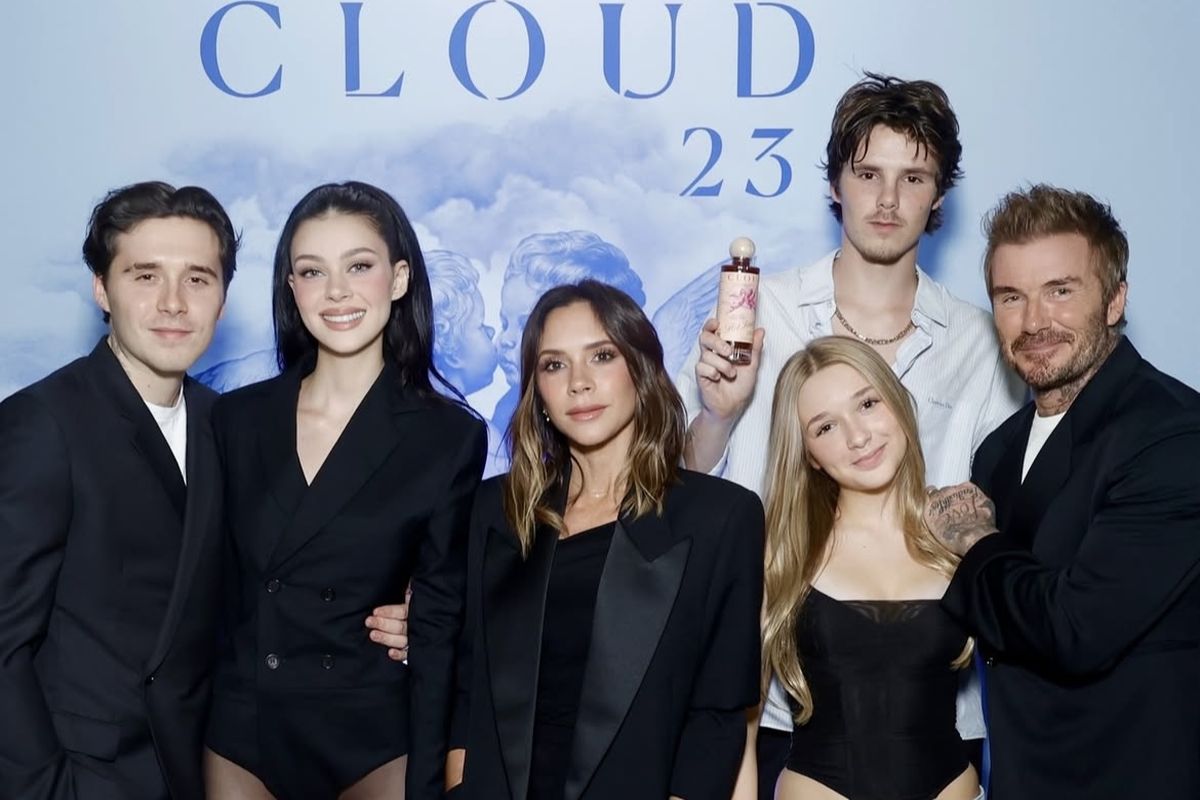 Momen kebersamaan keluarga Beckham dengan sang menantu Nicola Peltz.
