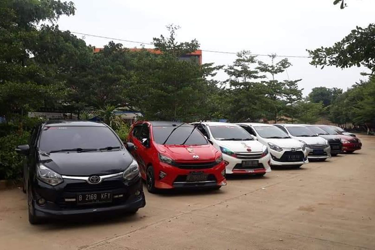 Ilustrasi komunitas Toyota Agya Club (TAC)