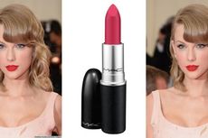 Terungkap, Warna Lipstik Merah Favorit Taylor Swift