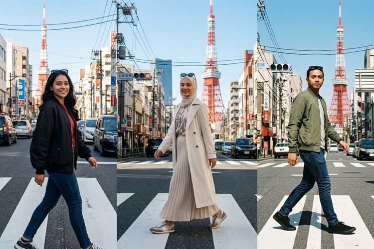 Cara Edit Foto Jadi Street Photography Tokyo yang Estetik dan Sinematik Pakai Prompt AI