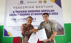 Yayasan Metropolitan Peduli Serah Terima Renovasi Sekolah di Cianjur