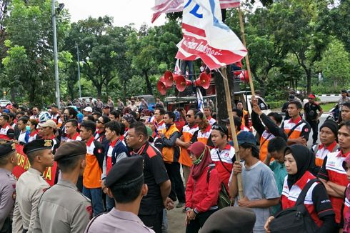 Demo di Balai Kota, Buruh Merasa Jadi Komoditas Politik Anies-Sandi