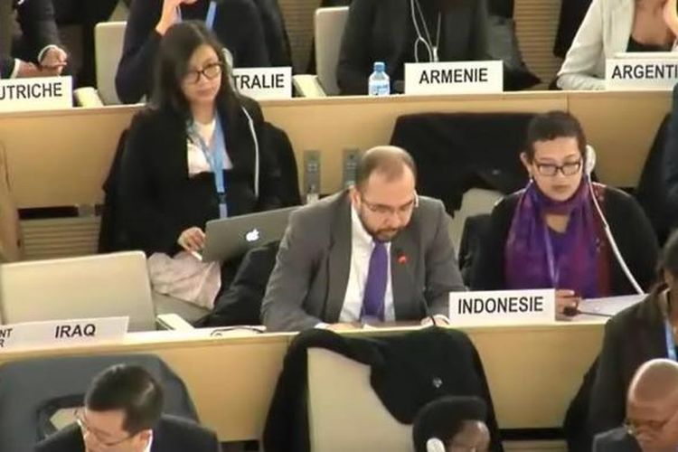 Delegasi Indonesia di sidang Dewan HAM sesi ke-34 pada Rabu (1/3/2017) di Geneva, Swiss, mendorong Vanuatu untuk lebih fokus pada penyelesaian masalah HAM internal ketimbang menuding pelanggaran HAM di Papua dan Papua Barat.