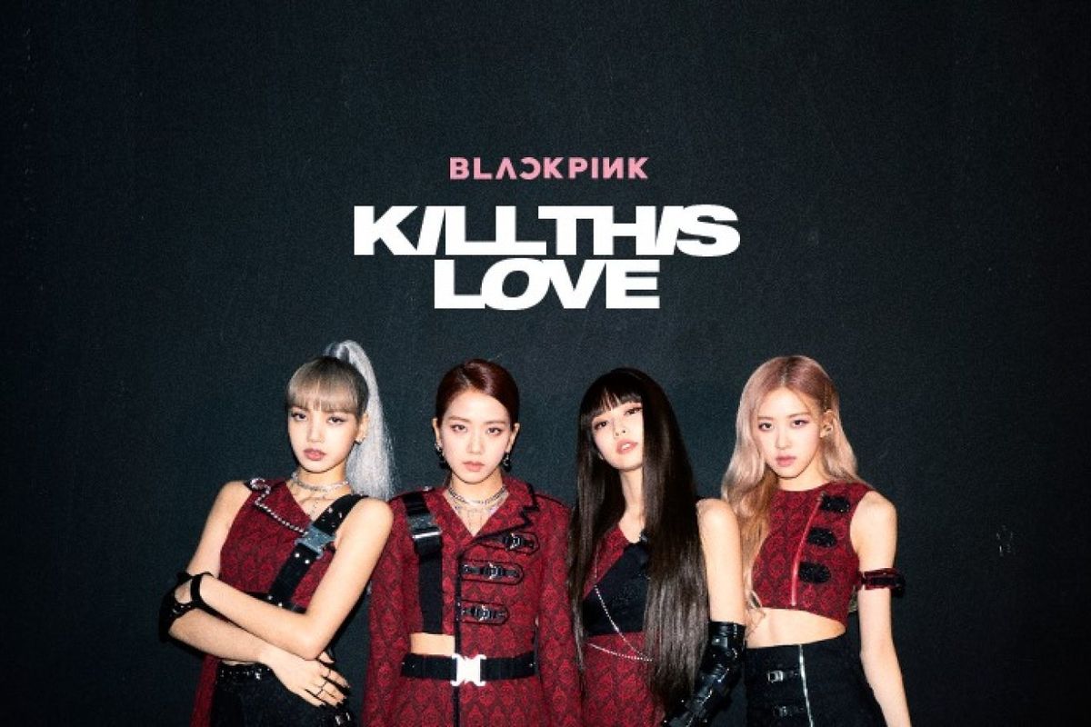 Ilustrasi poster Blackpink Kill This Love