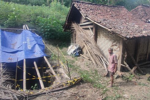 Lubang Raksasa di Samping Rumah Mbah Karyo Dimejo, BPBD Kulon Progo Bakal Datangkan Peneliti