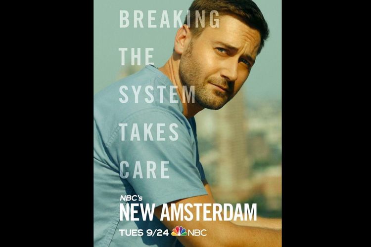 Ryan Eggold dalam serial drama New Amsterdam (2018).
