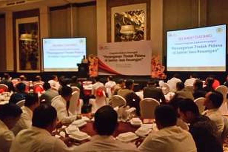 150 penyidik Polda Bali mengikuti program Edukasi Keuangan oleh OJK, Denpasar, Kamis (23/6/2016)