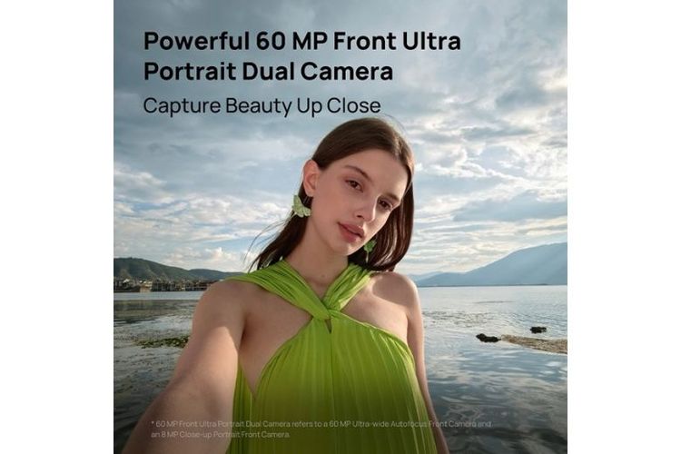 HUAWEI nova 13 Pro dibekali kamera depan ganda 60 MP Ultra-Wide dan 8 MP Portrait Close-Up. 