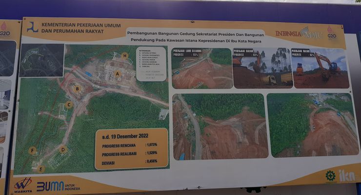 Ini Progres Proyek Gedung Sekretariat Presiden Rp 1,35 Triliun di IKN