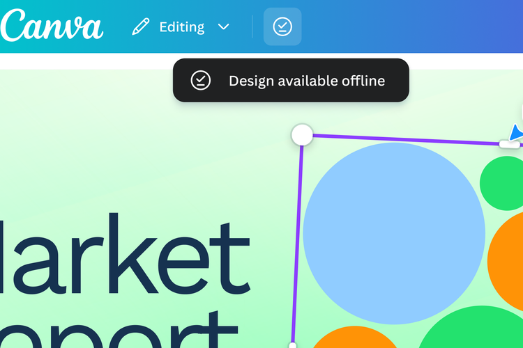 Fitur Canva Offline memungkinkan pengguna tetap bisa membuat dan mengedit desain meski tanpa koneksi internet. 