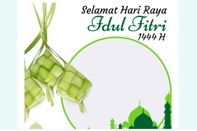 Link download Twibbon Hari Raya Idul Fitri 1444 H
