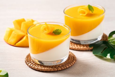 Resep Puding Mangga Susu Kedelai, Pakai Harum Manis atau Manalagi