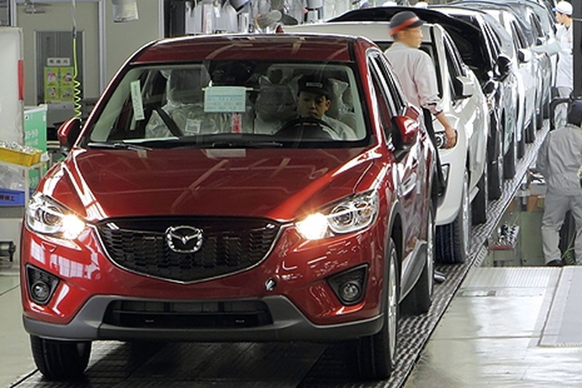 Produksi Mazda CX-5 di Hiroshima, Jepang