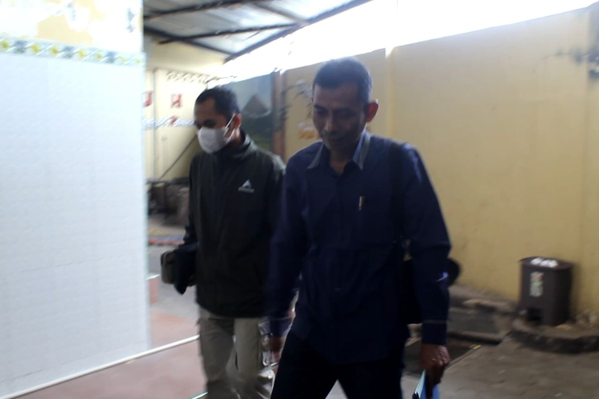 Muhammad Erik, pengasuh Ponpes Hubbun Nabi Muhammad SAW, penuhi panggilan polisi, Selasa (2/7/2024)